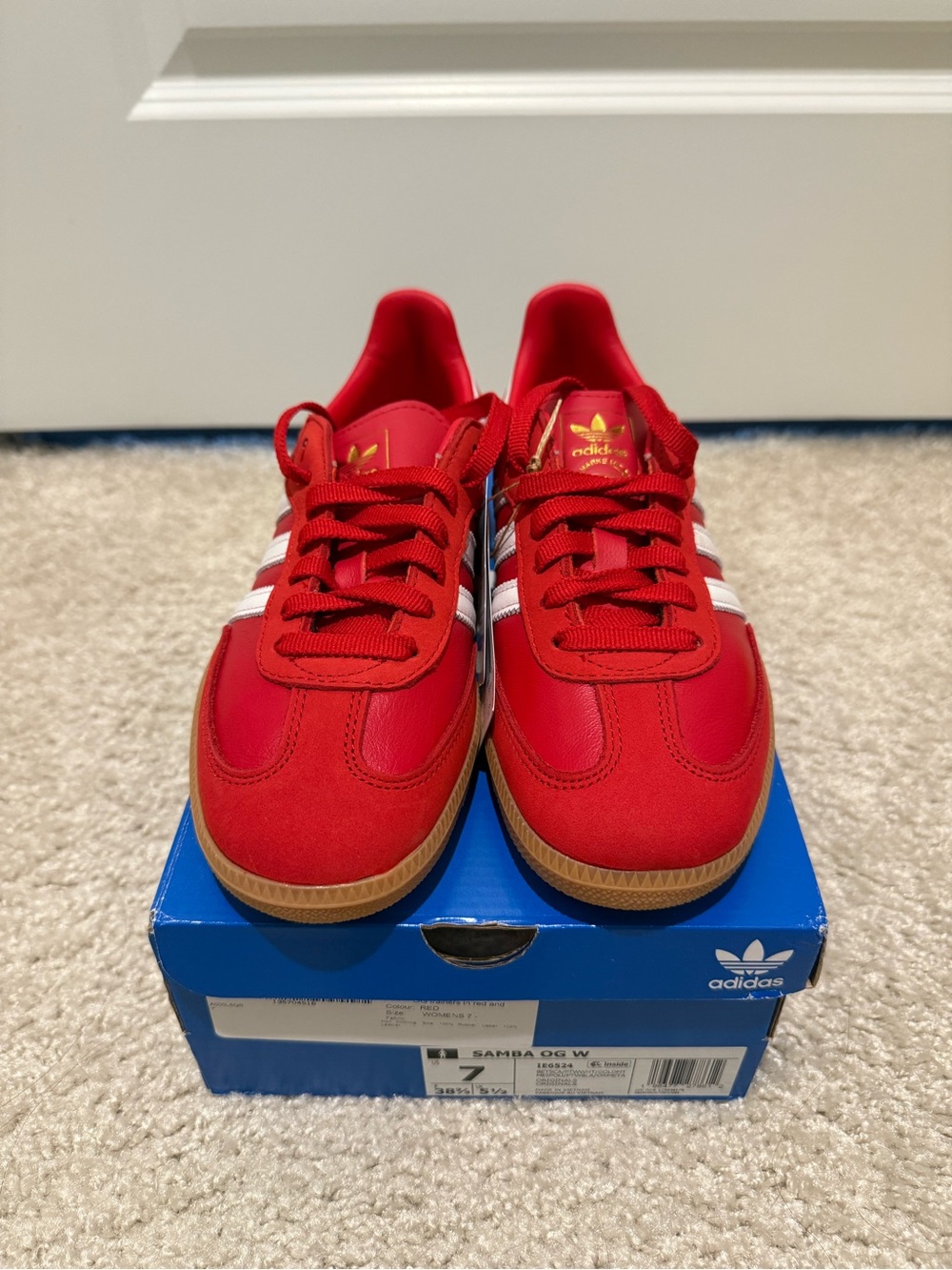 adidas Samba OG Shoes in Red